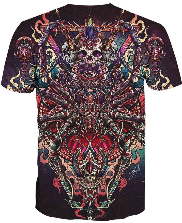Spider Skull PL225-Apparel-PL8386-Hoodie-S-Vibe Cosy™