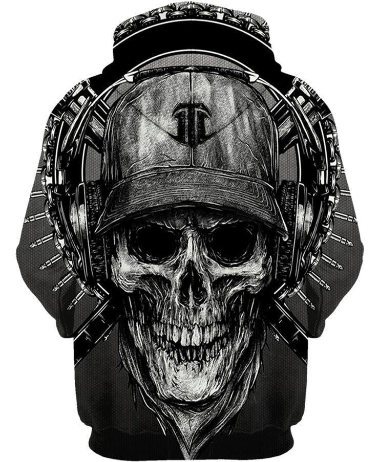 Love Skull & Like Music PL229-Apparel-PL8386-Hoodie-S-Vibe Cosy™