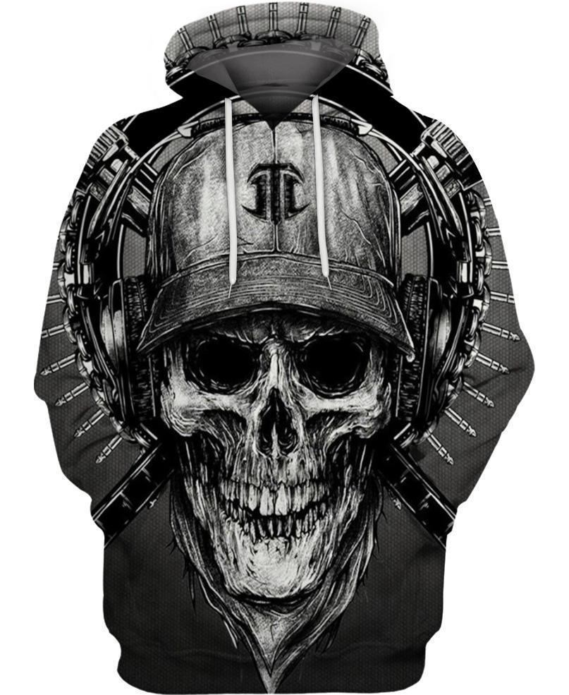 Love Skull & Like Music PL229-Apparel-PL8386-Hoodie-S-Vibe Cosy™