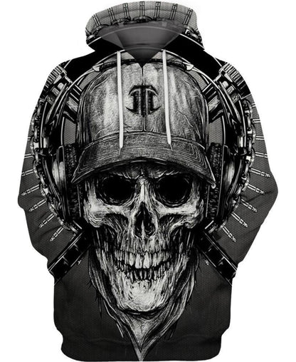 Love Skull & Like Music PL229-Apparel-PL8386-Hoodie-S-Vibe Cosy™