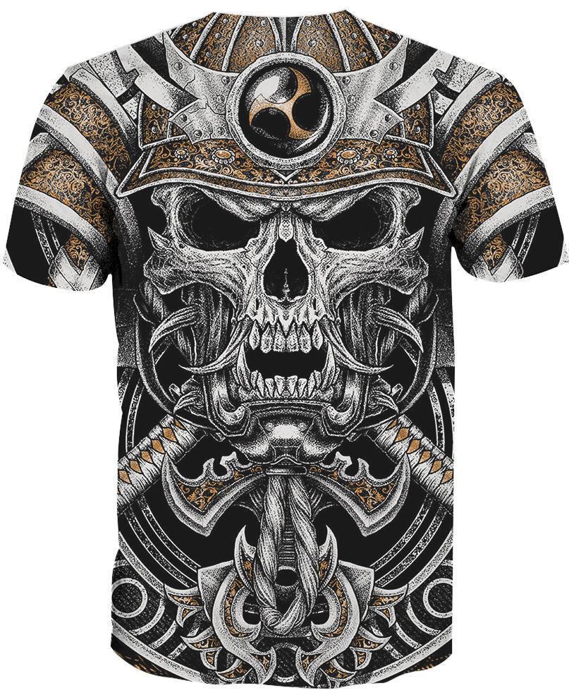 Samurai Skull PL230-Apparel-PL8386-Hoodie-S-Vibe Cosy™