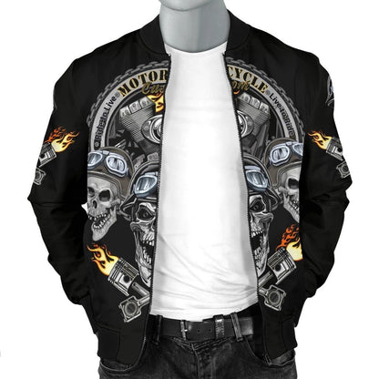 SKULL BOMBER JACKET PL239-BOMBER JACKETS-PL8386-Men's Bomber Jacket-S-Vibe Cosy™