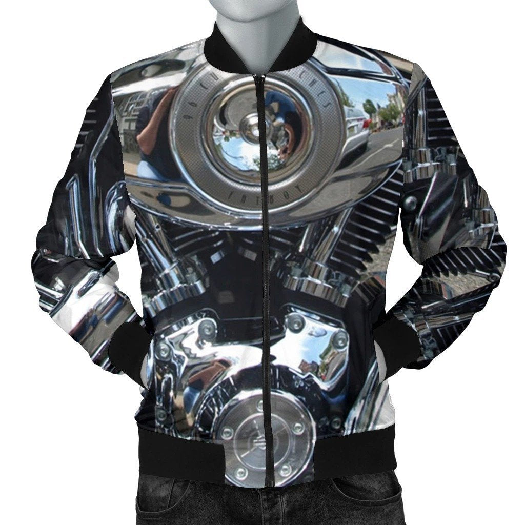 SKULL BOMBER JACKET PL241-BOMBER JACKETS-PL8386-Men's Bomber Jacket-S-Vibe Cosy™