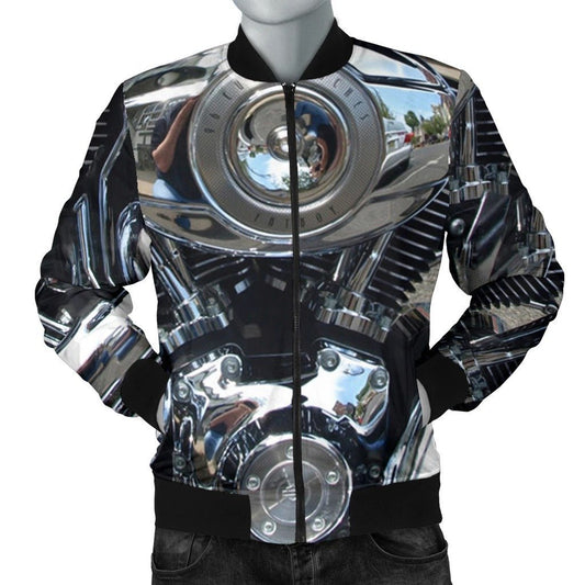SKULL BOMBER JACKET PL241-BOMBER JACKETS-PL8386-Men's Bomber Jacket-S-Vibe Cosy™