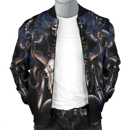 SKULL BOMBER JACKET PL245-BOMBER JACKETS-PL8386-Men's Bomber Jacket-S-Vibe Cosy™