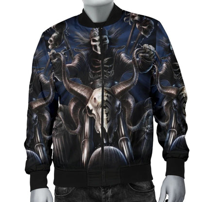 SKULL BOMBER JACKET PL245-BOMBER JACKETS-PL8386-Men's Bomber Jacket-S-Vibe Cosy™