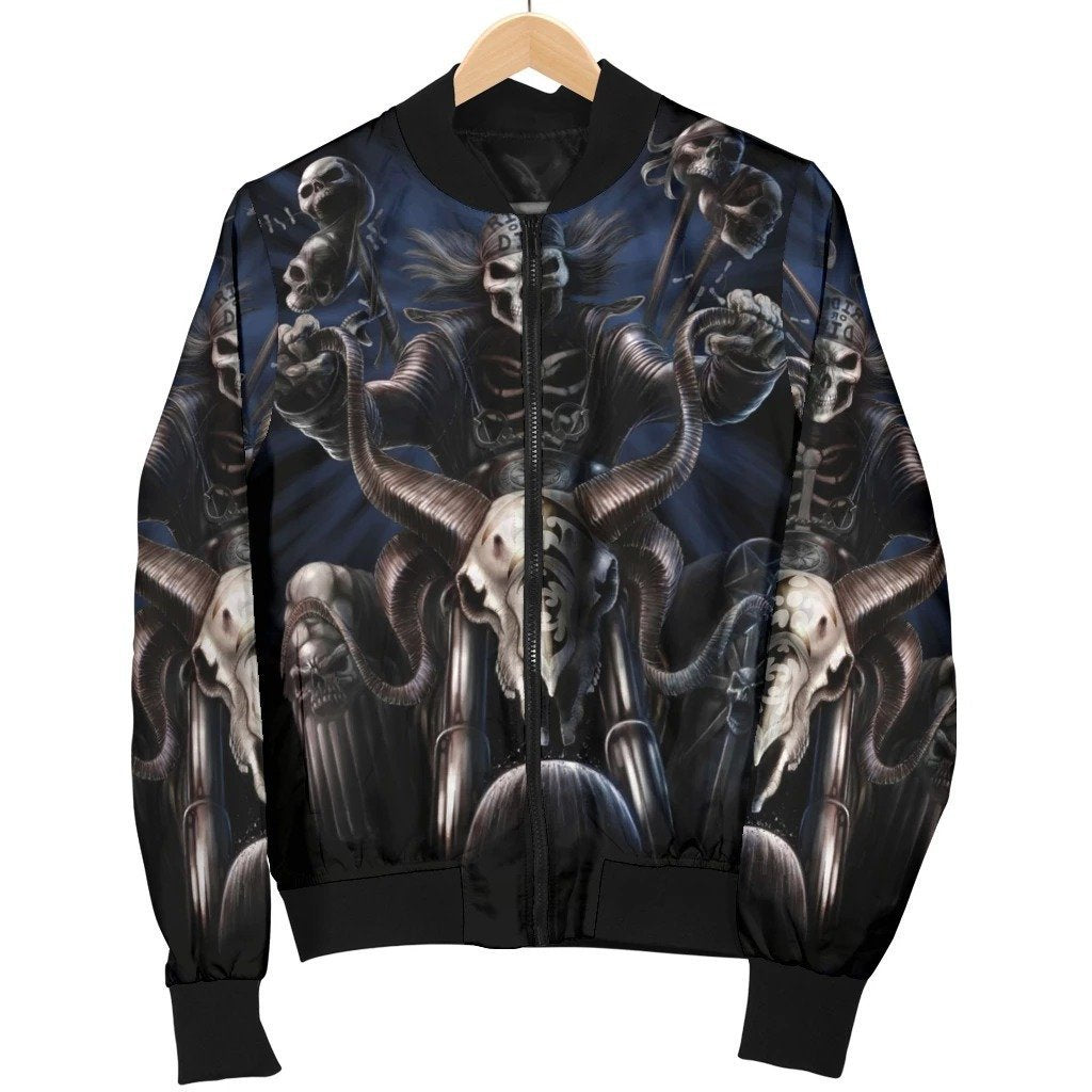 SKULL BOMBER JACKET PL245-BOMBER JACKETS-PL8386-Men's Bomber Jacket-S-Vibe Cosy™