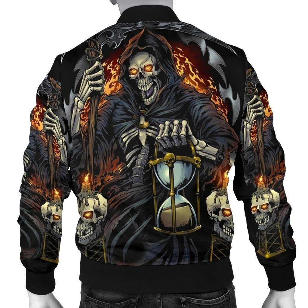 SKULL BOMBER JACKET PL247-BOMBER JACKETS-PL8386-Men's Bomber Jacket-S-Vibe Cosy™