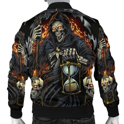 SKULL BOMBER JACKET PL247-BOMBER JACKETS-PL8386-Men's Bomber Jacket-S-Vibe Cosy™