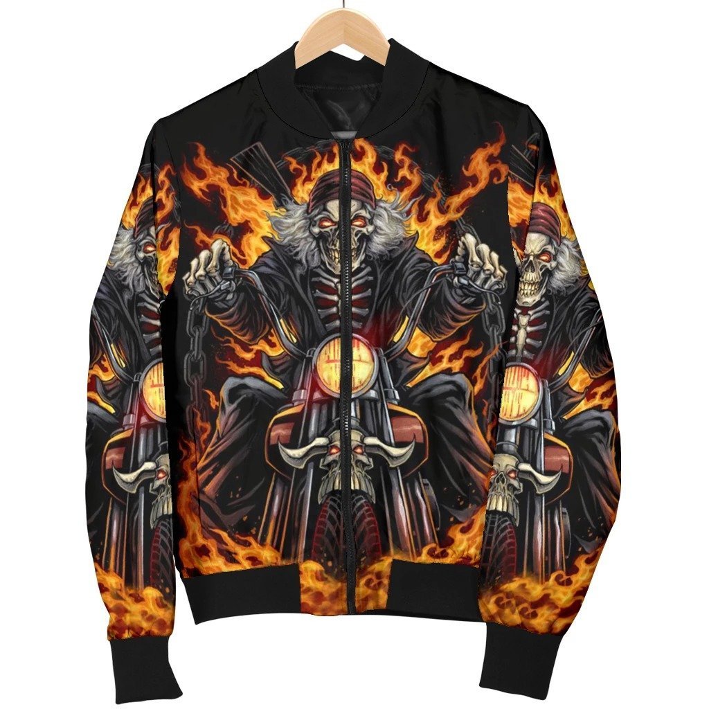 SKULL BOMBER JACKET PL249-BOMBER JACKETS-PL8386-Men's Bomber Jacket-S-Vibe Cosy™
