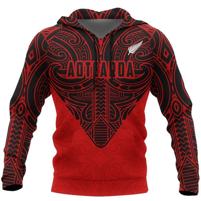 New Zealand Hoodie Maori Tattoo PL254 - Amaze Style™-Apparel