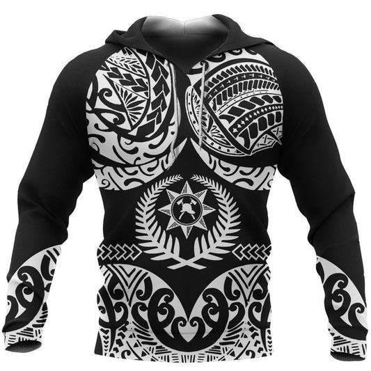 New Zealand Hoodie Maori Firefighter Tattoo PL257-Apparel-PL8386-Hoodie-S-Vibe Cosy™