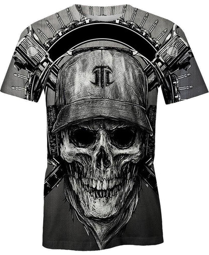 Love Skull & Like Music PL229-Apparel-PL8386-T- Shirt-S-Vibe Cosy™