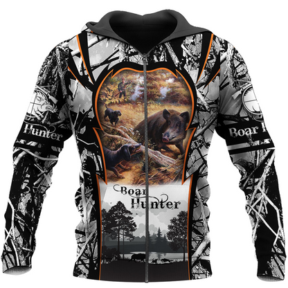 PL451 BEAUTIFUL BOAR HUNTING CAMO 3D ALL OVER PRINTED SHIRTS FOR MEN AND WOMEN-Apparel-PL8386-sweatshirt-S-Vibe Cosy™