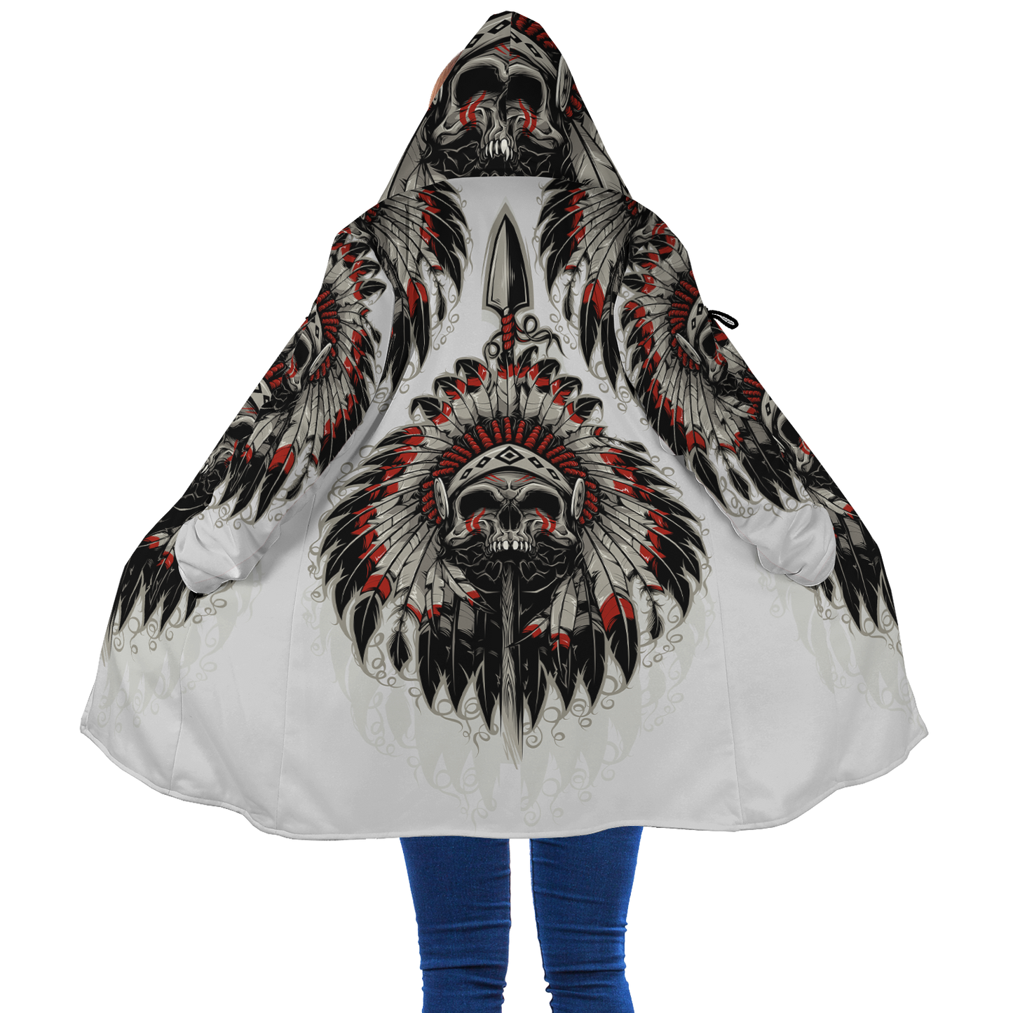 Native American 3D All Over Printed Legging + Cloak