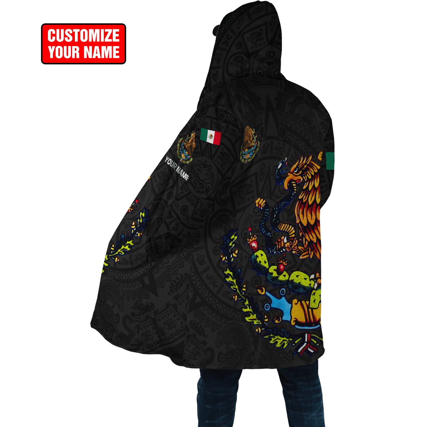Personalized Name Mexico 3D All Over Printed Unisex