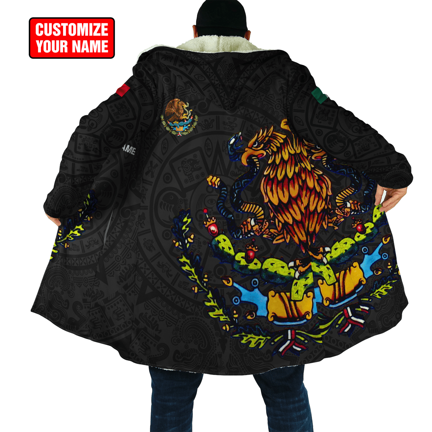 Personalized Name Mexico 3D All Over Printed Unisex
