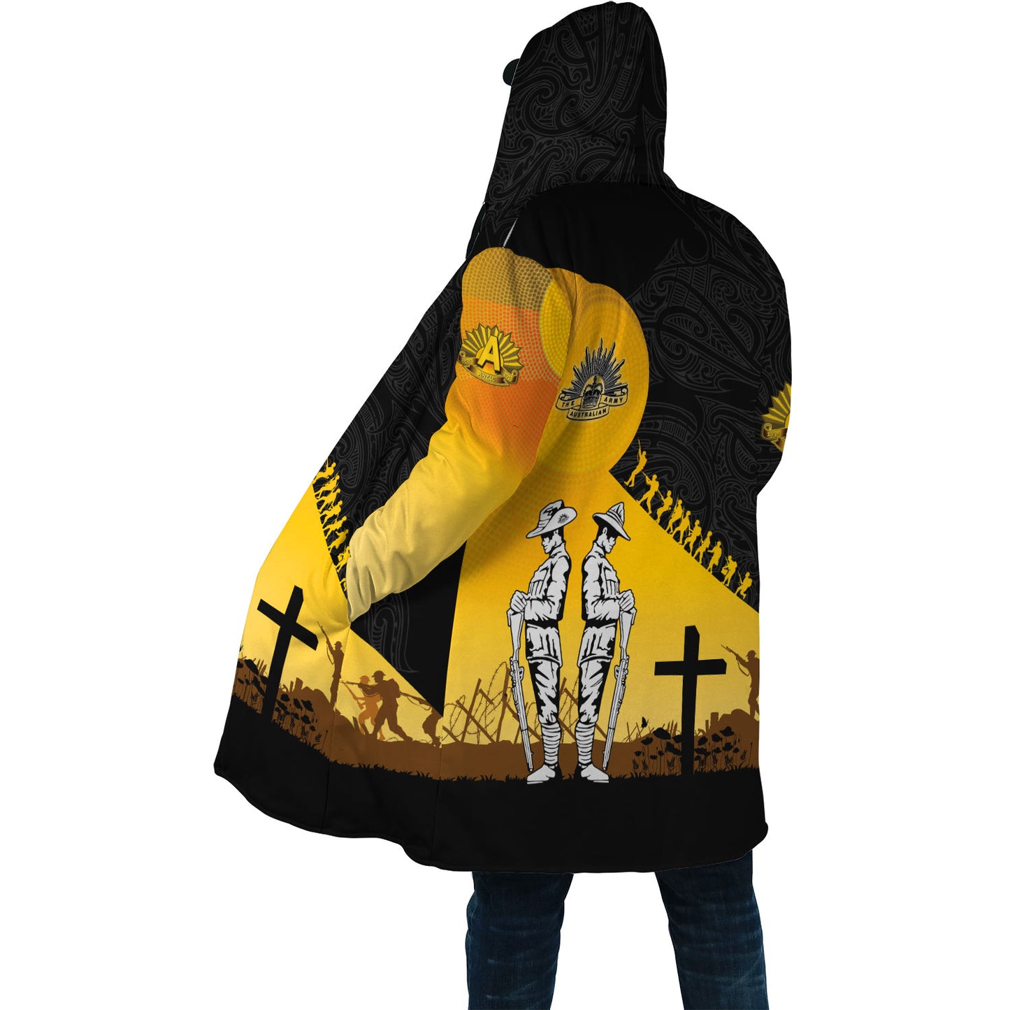 Premium Unisex Hoodie Remember Anzac Day ML