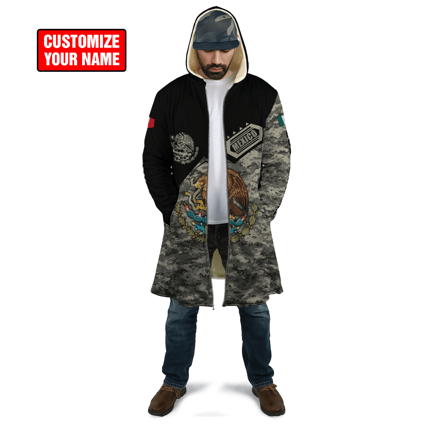 Personalized Name Mexico 3D All Over Printed Unisex Shirts