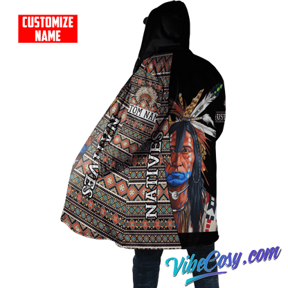 Customized Name Native American 3D All Over Printed Unisex Shirts