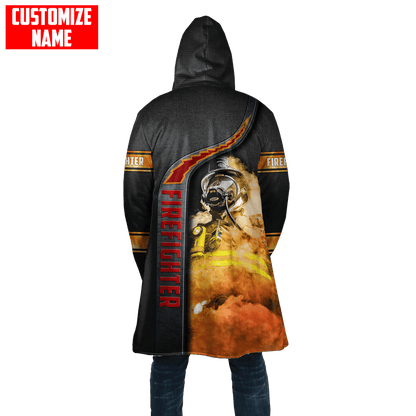 Customize Name Firefighter 3D All Over Printed Unisex Shirts