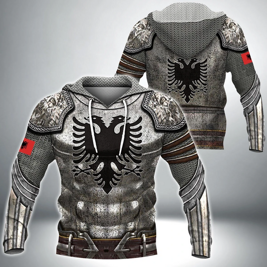 Albania Armor 3D All Over Printed Special Hoodie PL06032005-Apparel-PL8386-Hoodie-S-Vibe Cosy™