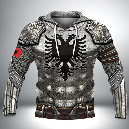 Albania Armor 3D All Over Printed Special Hoodie PL06032005-Apparel-PL8386-Hoodie-S-Vibe Cosy™