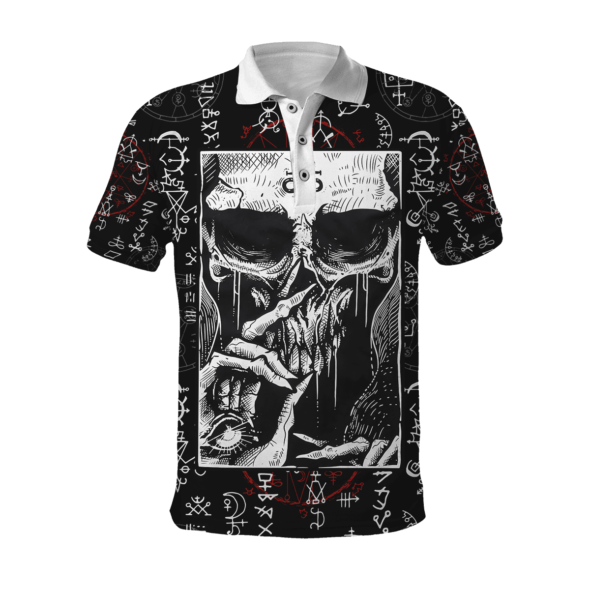 Silence Skull Satanic Hoodie For Men And Women