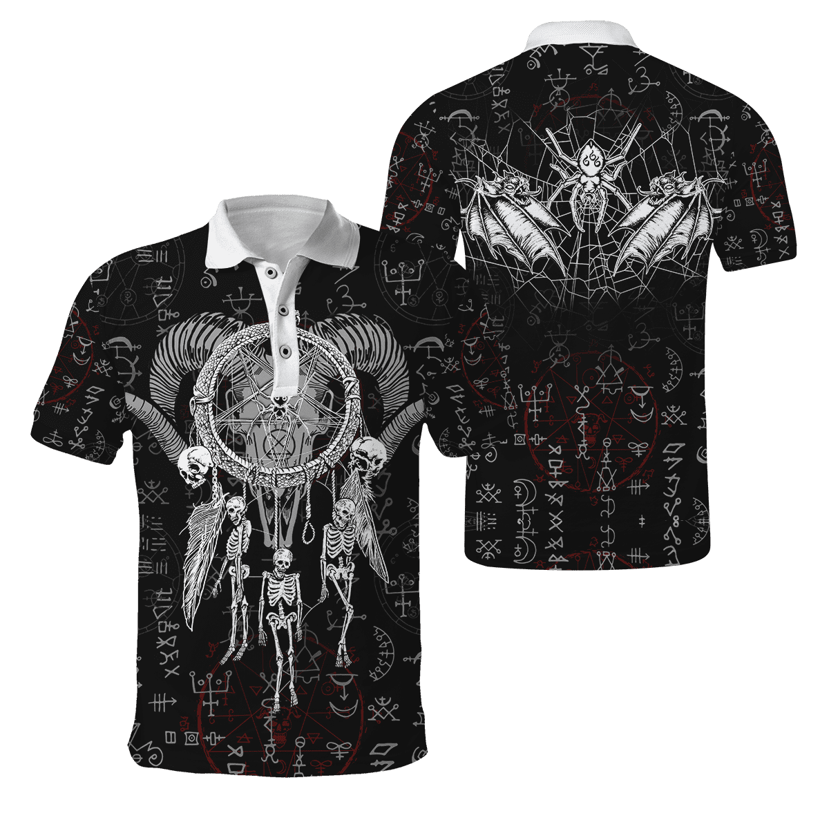 Dreamcatcher Skull Satanic Hoodie For Men And Women TNA06012106ND