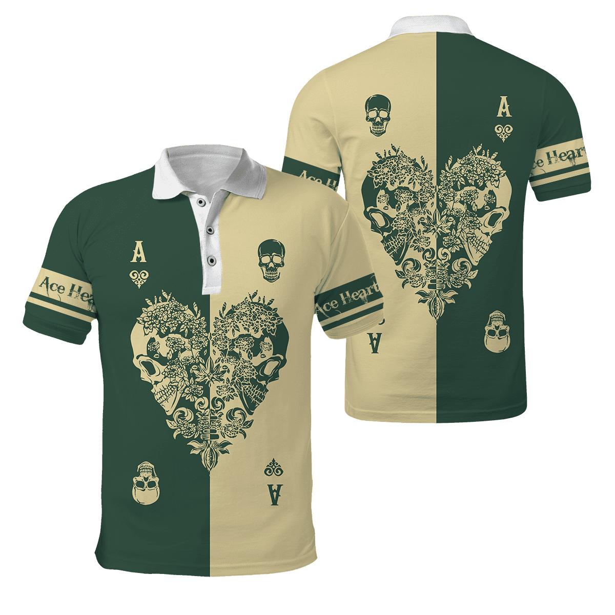 Ace Heart 3D All Over Printed Unisex Shirts
