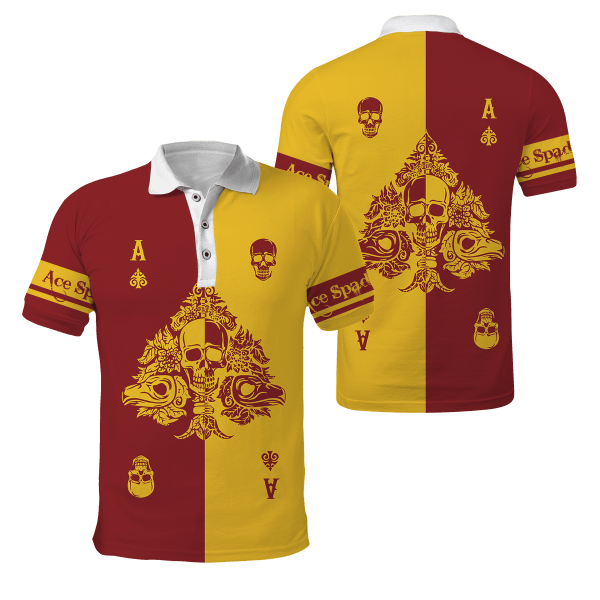 Ace Spade 3D All Over Printed Unisex Shirts