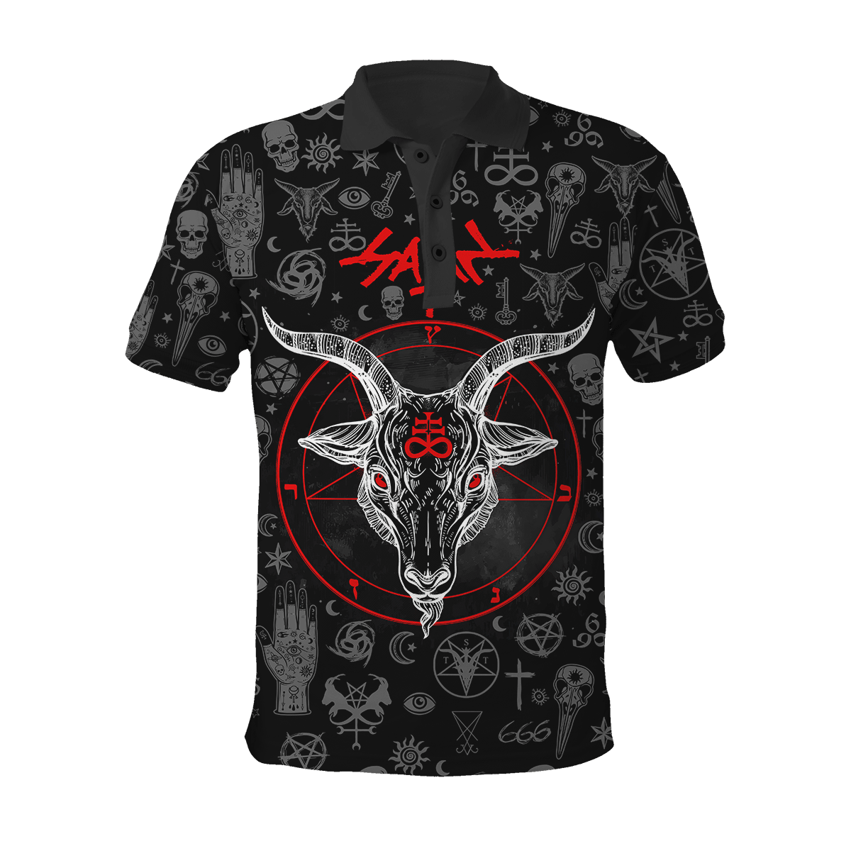 Shape Of Satanic Skull Hoodie For Men And Women TR2512204