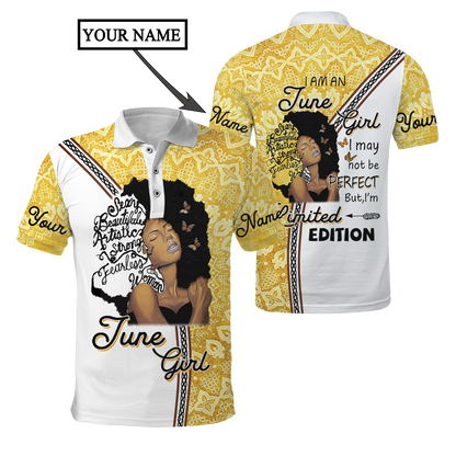 June Girl Personalized Name 3D All Over Printed Hoodie
