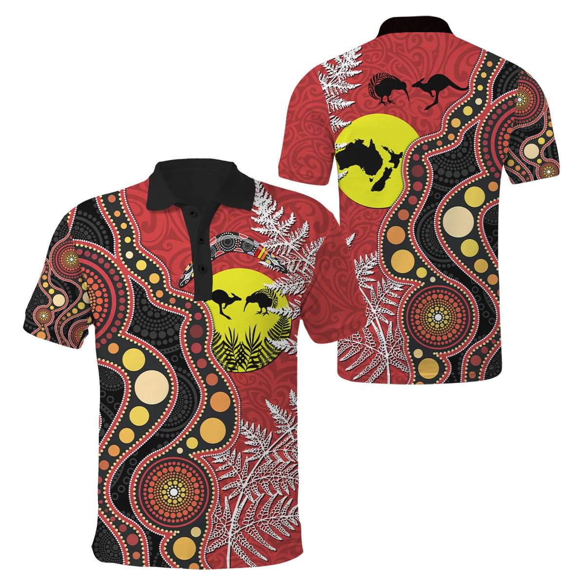 New Zealand Maori And Australia Aboriginal We Are Family 3D Printed Unisex Shirts TN