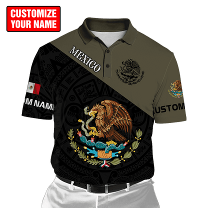 Personalized Name Mexico 3D All Over Printed Unisex Shirts