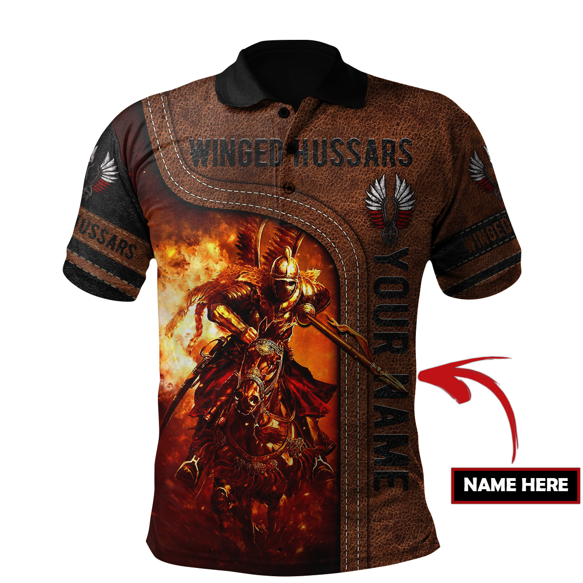 Premium Winged Hussars Best Custom name 3D Printed Shirts