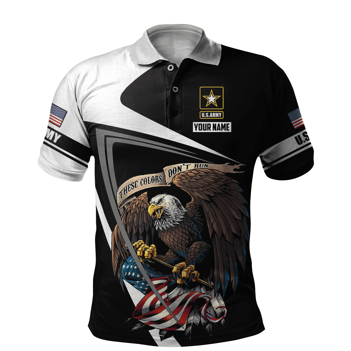 Custom name US Army Veteran 3D printed shirts Proud Military