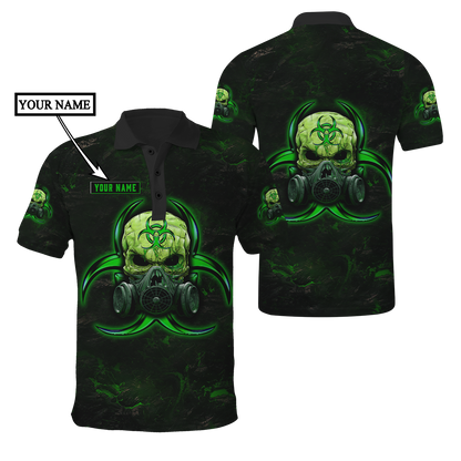 Customize Name Green Skull Hoodie For Men And Women DD01042101