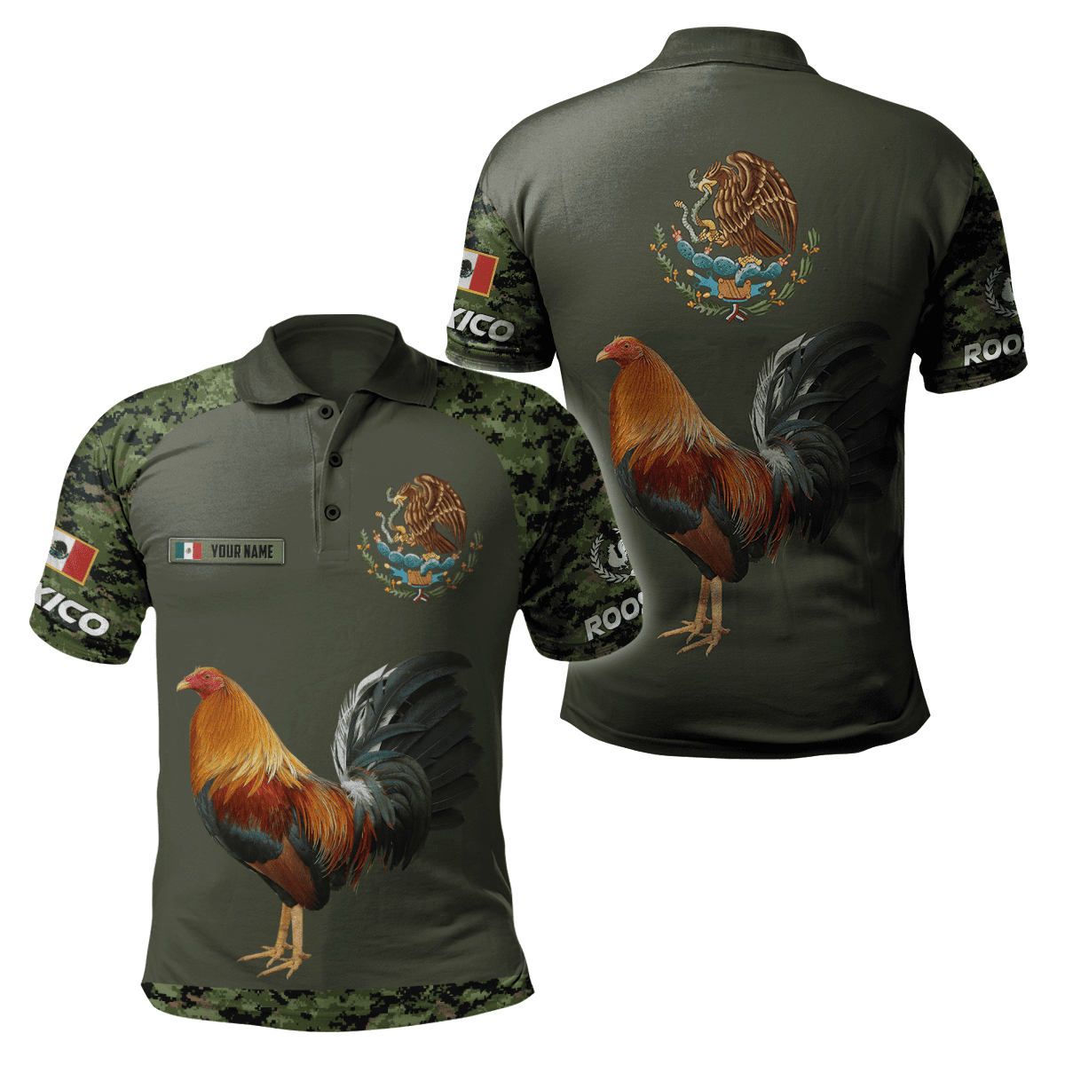 Personalized Rooster 3D Printed Unisex Shirts HHT18052105