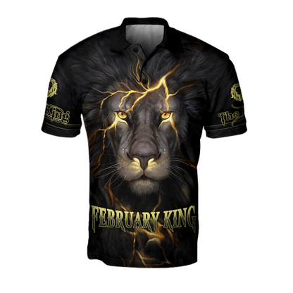 February Lion 3D All Over Printed Unisex Shirts