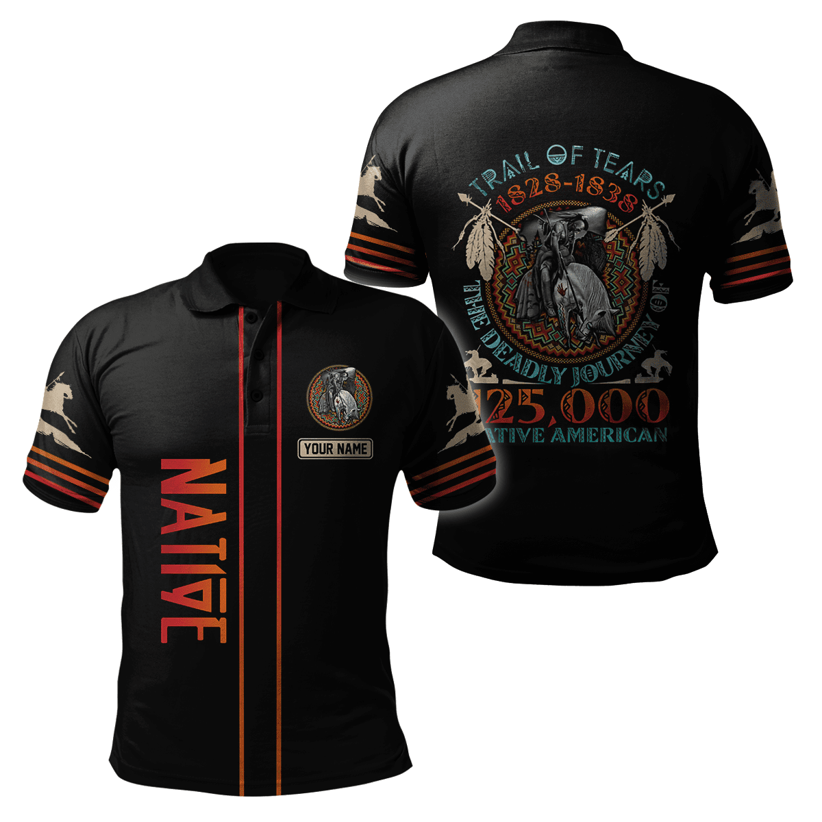 Summer Collection - Customized Native American 3D All Over Printed Unisex Shirts