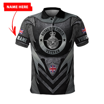 Custom Name XT Royal Air Force Army 3D Printed Shirts Pi13042106