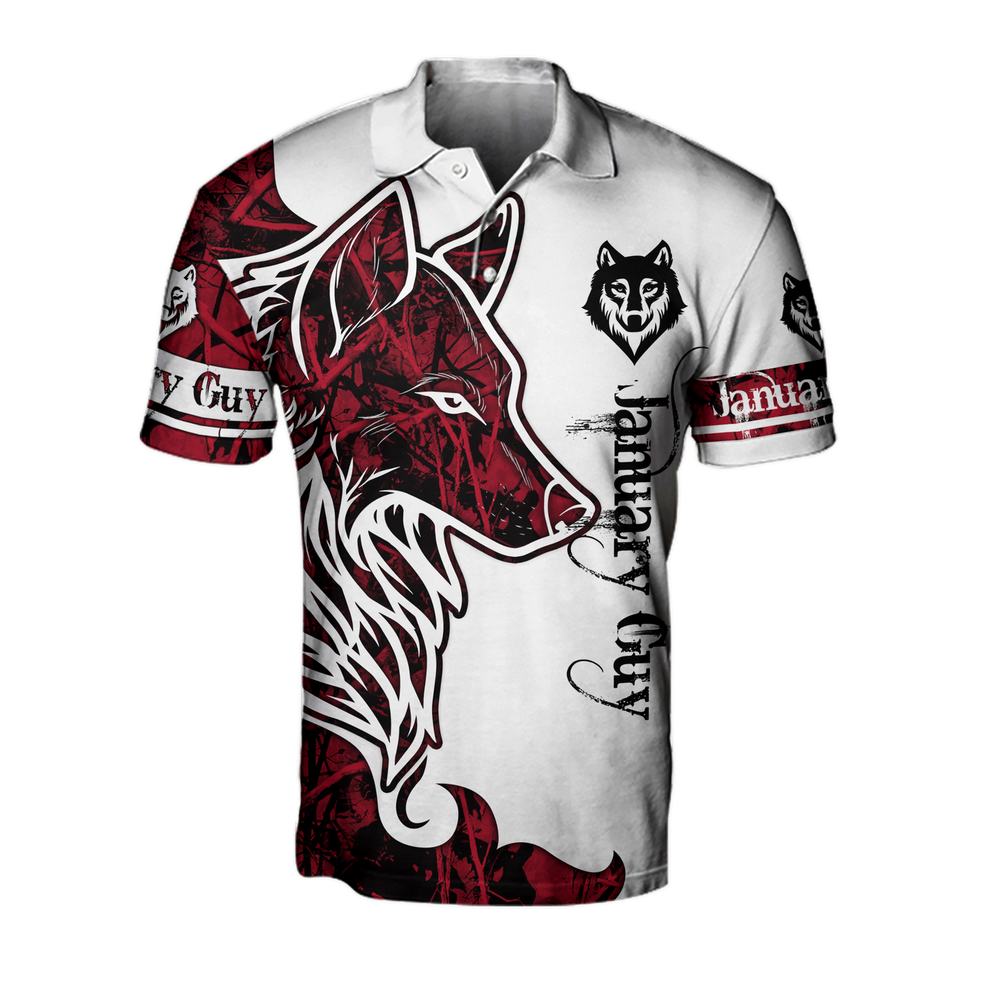 January Wolf 3D All Over Printed Shirts Pi112061