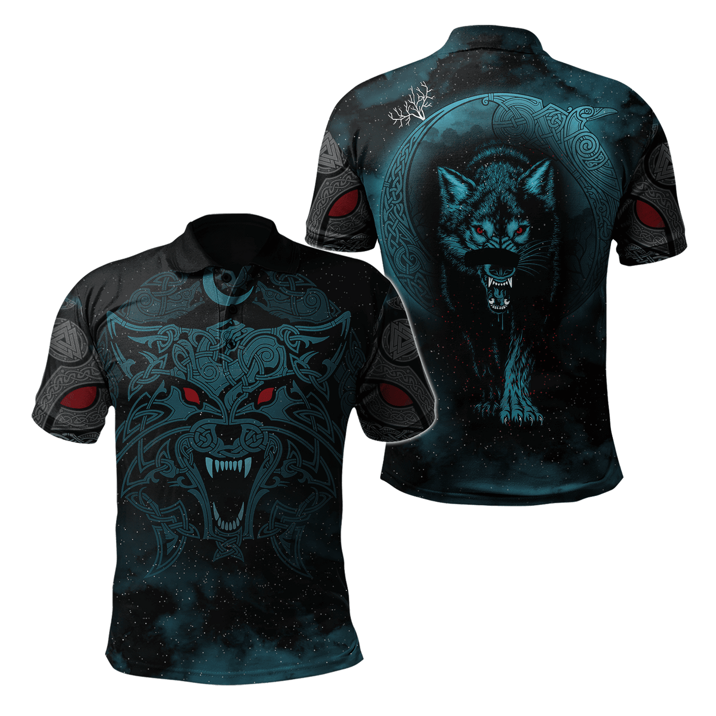 Wolf Viking 3D All Over Printed Unisex Shirts