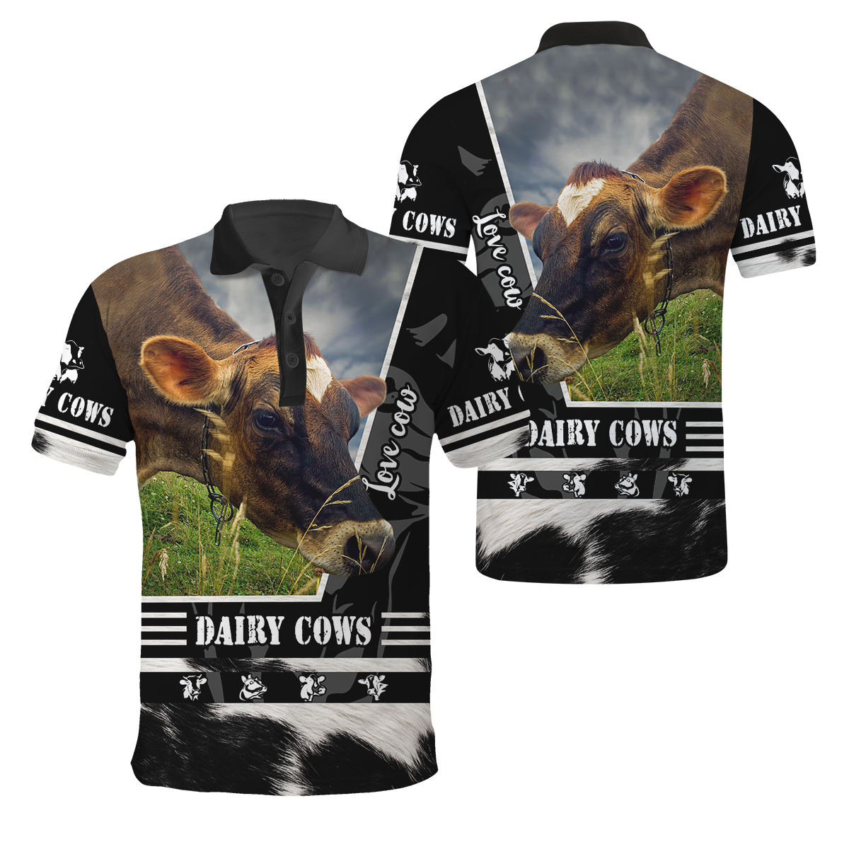Dairy Cows 3D All Over Printed Unisex Shirts DD1412202