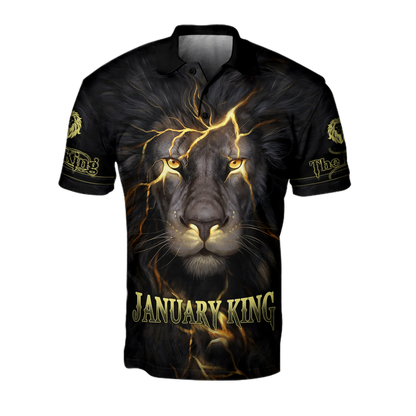 January Lion 3D All Over Printed Unisex Shirts Pi21012113