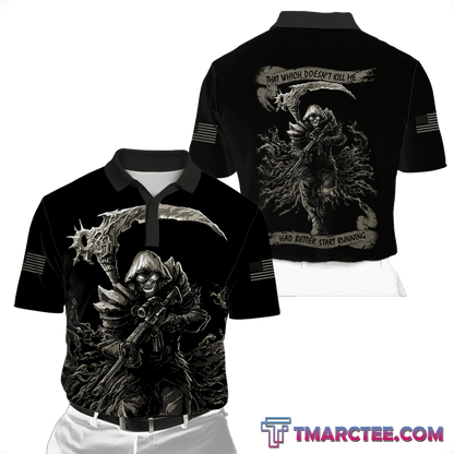 That Which Doesn't Kill Me, Had Better Start Running Veteran 3D All Over Printed Unisex Shirts