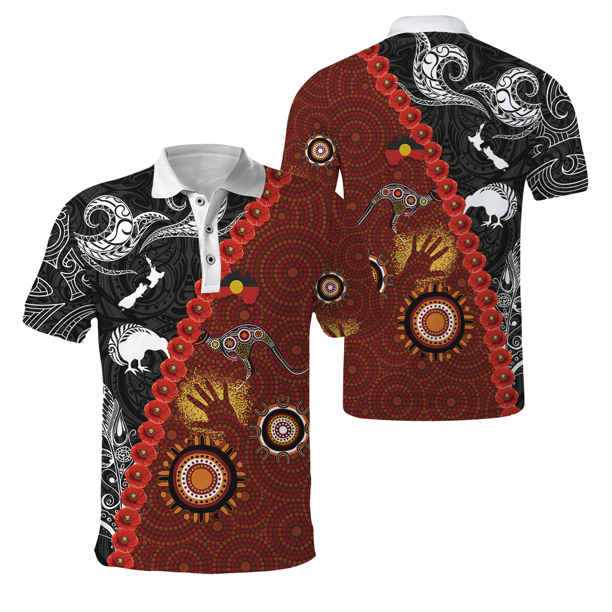 New Zealand Maori And Australia Aboriginal We Are Family 3D Printed Unisex Shirts TN