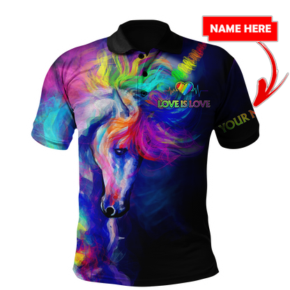 Custom Name XT Love is Love 3D Printed Shirt TNA31052102VH