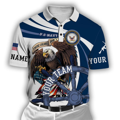 Custom name US Navy Veteran Team Boat 3d printed shirts Proud Military NTN18052105